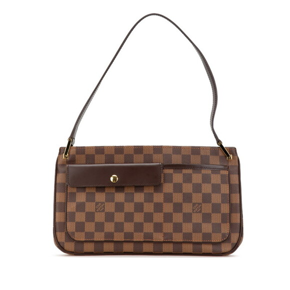 LOUIS VUITTON Brown Damier Leather Shoulder Bag - Picture 1 of 10